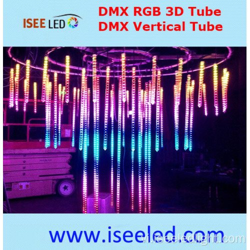 DMX 3D pha lê LED ống